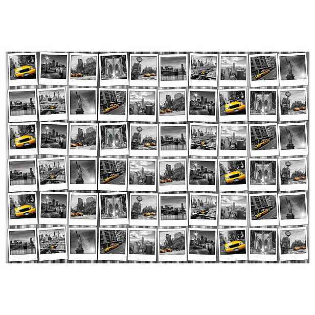 Fototapeta New York koláž most taxíky mrakodrapy vinyl 208x146 lepidlo
