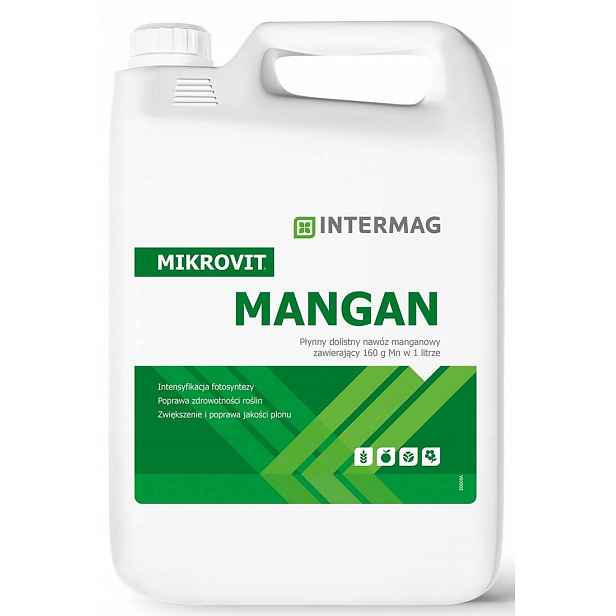Mikrovit Mangan 160g Mn listový 5L Intermag hnojivo s manganem, obilí, řepka