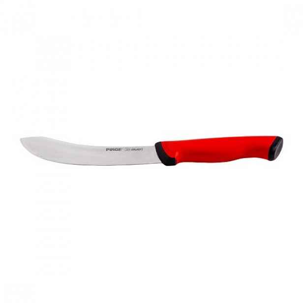 Nůž na stahování kůže, 15 cm, "Duo", červený - Pirge