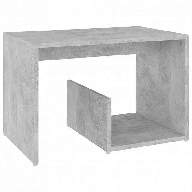 vidaXL Odkládací stolek betonově šedý 59 x 36 x 38 cm kompozitní dřevo