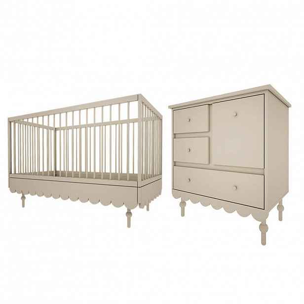 Petits-meubles POKOJ PRO MIMINKO 2DÍLNÝ Babushka Olive
