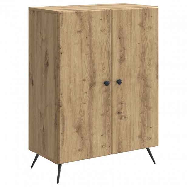 vidaXL Servírovací skříň Dub artisan 66 x 34,5 x 90 cm