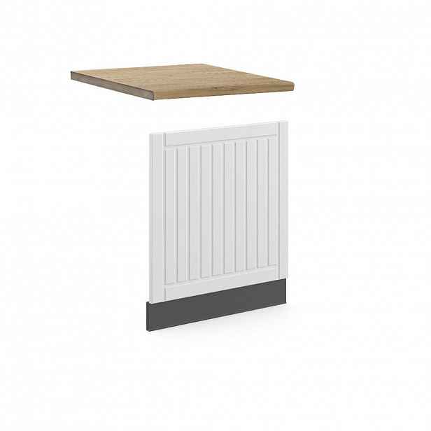Vicco PŘEDNÍ PANEL Fame-Line Bílý venkovský dům 60 cm , PD Dub