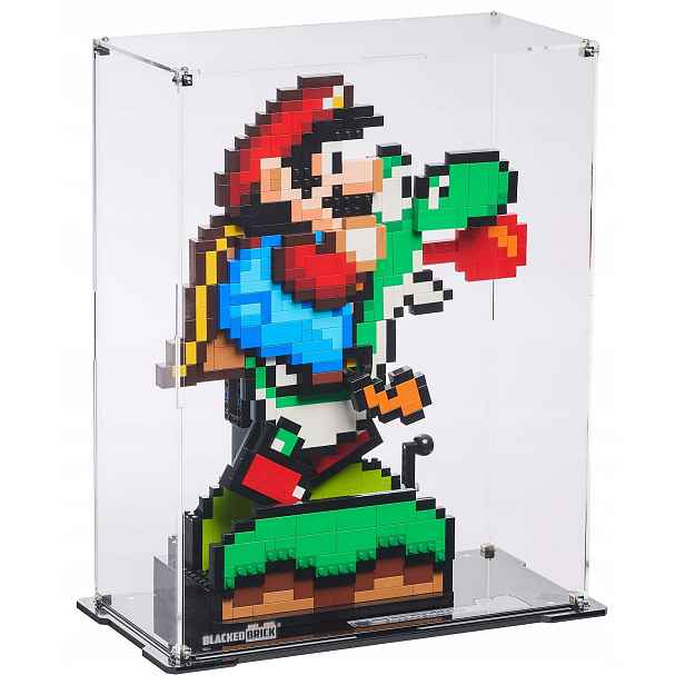 Vitrína Blacked Brick pro Lego 71438 Mario Svět: Mario a Yoshi