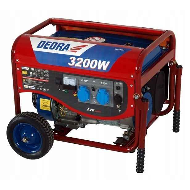 Výkonný Generátor S Výkonem 3200 W Dedra