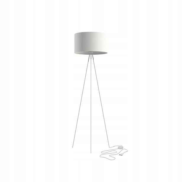 Stojací lampa trojnožková bílá s stínítkem 156 cm Cadilac Nowodvorski
