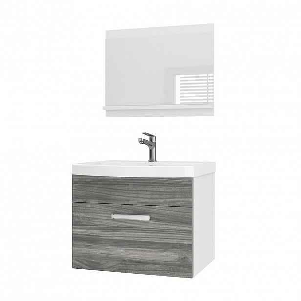 B BELINI GROUP KOUPELNOVÝ NÁBYTEK Koupelnová SADA PRI M1, Glamour dřevo matné, 60 cm