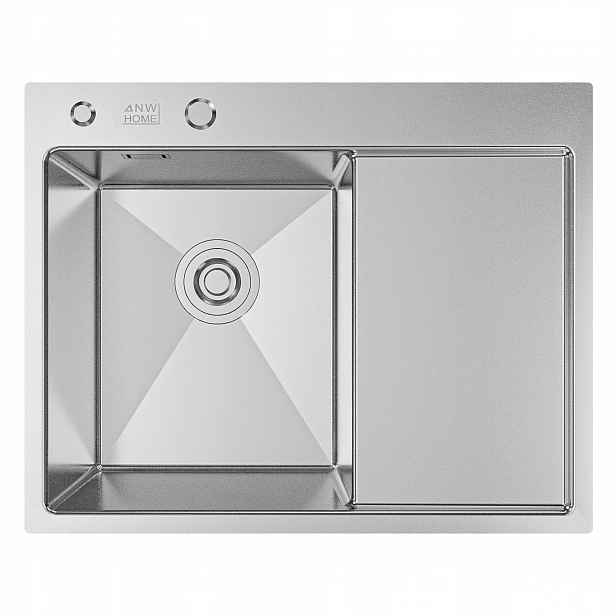 Dřez 63X50 CM Inox S Nano Odkapávačem