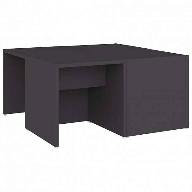 vidaXL Konferenční stolky 4 ks šedé 33 x 33 x 33 cm dřevotříska