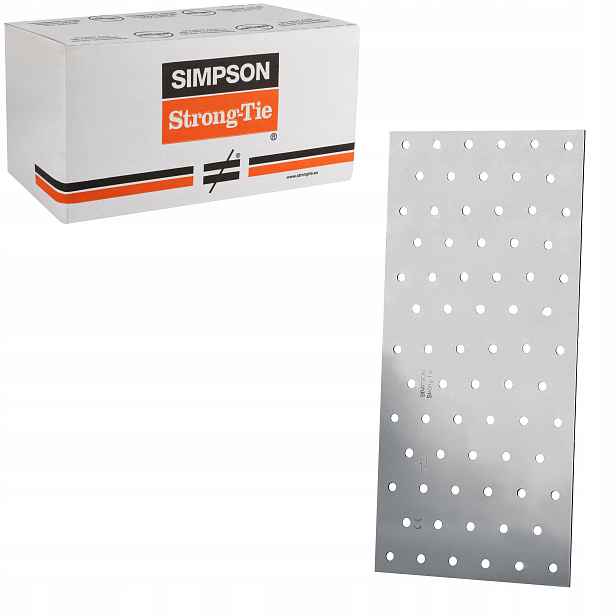 Tesařské spojky ploché 120x260mm 25st Perforované destičky Simpson NP20