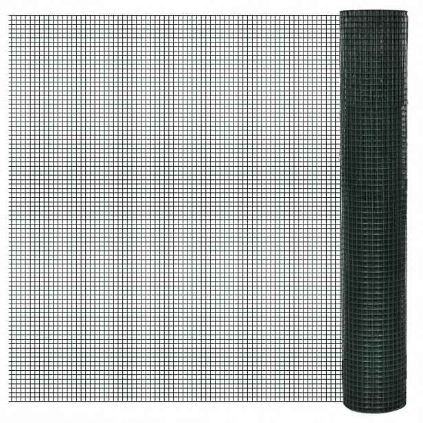 vidaXL Pletivo ke kurníku pozinkované PVC vrstva 10 x 1 m zelené