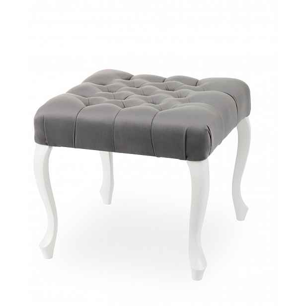 Taburet Ludvík Chesterfield 50x50