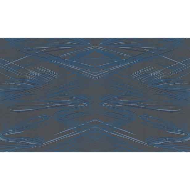 Tapeta Abstraktní Vzor Odstín Šedý A Modrý Vinyl 10,05 m x 106,00 cm