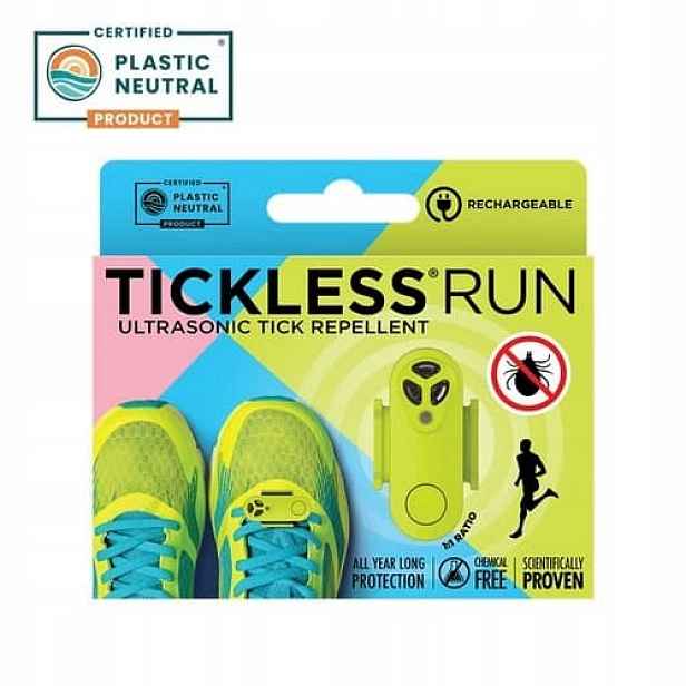 Tickless Run Dobíjecí ultrazvukový odpuzovač klíšťat a blech pro lidi