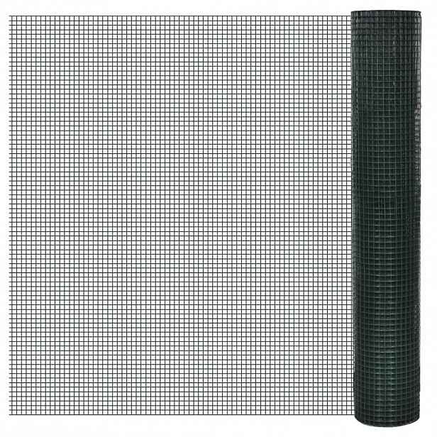 vidaXL Pletivo ke kurníku pozinkované PVC vrstva 10 x 1 m zelené