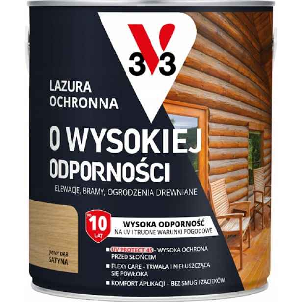 3V3 Lazura V33 Vysoká Odolnost 10 Let 5 L