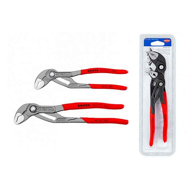 Hydraulické nastavitelné kleště Knipex Cobra sada 180 250 mm Najder