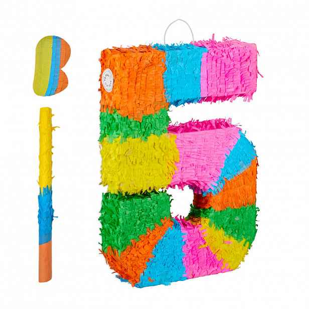 Relaxdays PINATA Barevná 3dílná-sada