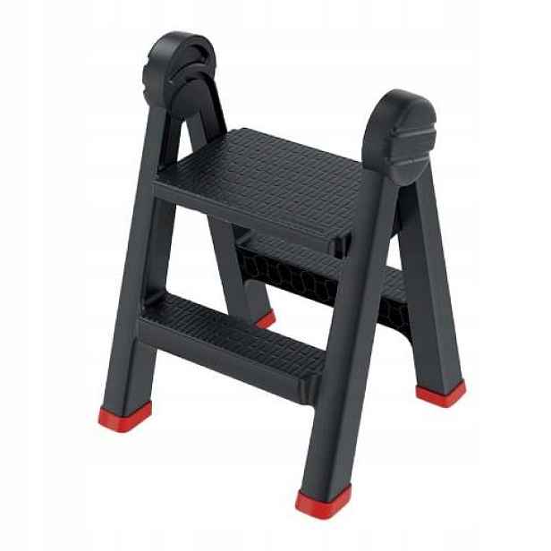 Schůdky Titan Ladder, černý 470 x 435 x 630 mm