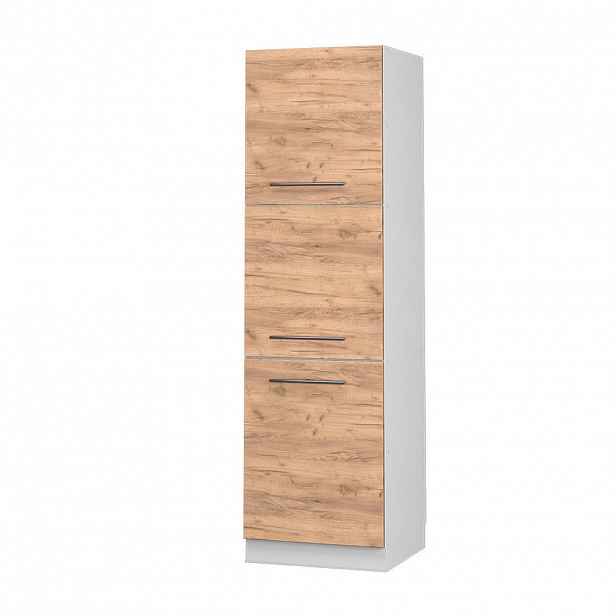 Vicco VYSOKÁ SKŘÍŇ Fame-Line, Zlatý mocný dub/Bílá, 60 cm