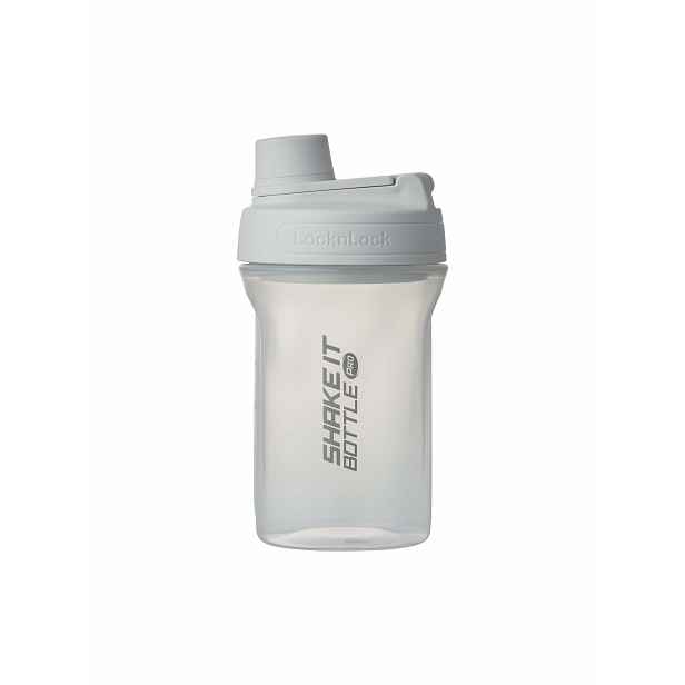 LOCKNLOCK Láhev na pití shaker LOCK SHAKE IT 650ml bílá