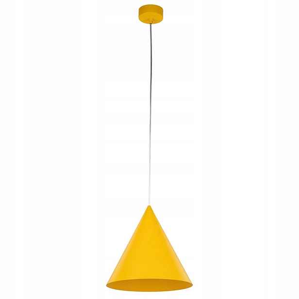 Pendant Závěsné svítidlo Žluté Klasické E27 Regulace výšky Tk Lighting