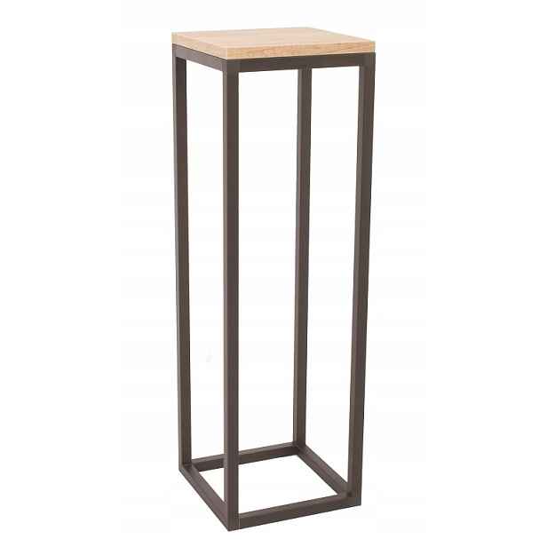 Stojan Držák Na Květináč Velký Loft Alu 80 CM Dub Možnosti
