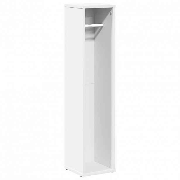 vidaXL Koupelnová skříňka s držákem rolí bílá 20,5 x 20 x 90 cm