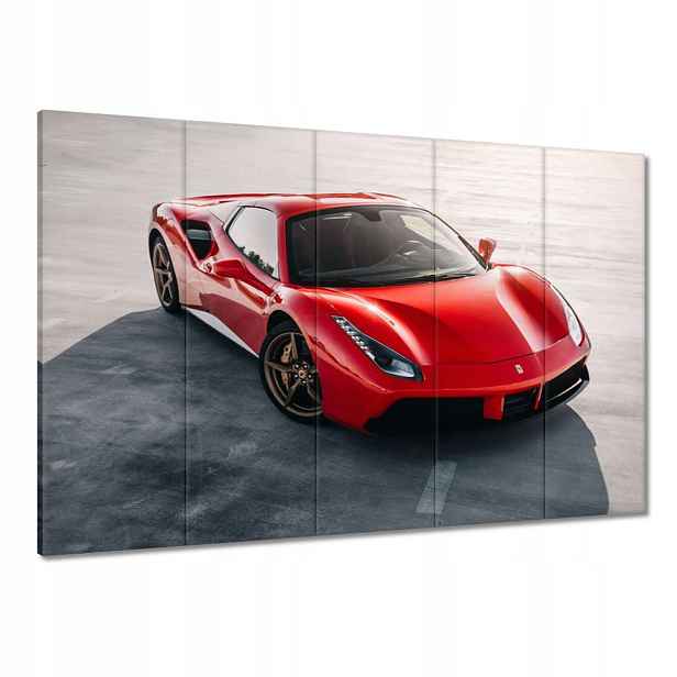 Obrazy 100x70 Červené Ferrari Střela
