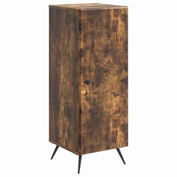 vidaXL Servírovací skříň Kouřový dub 33 x 34,5 x 90 cm