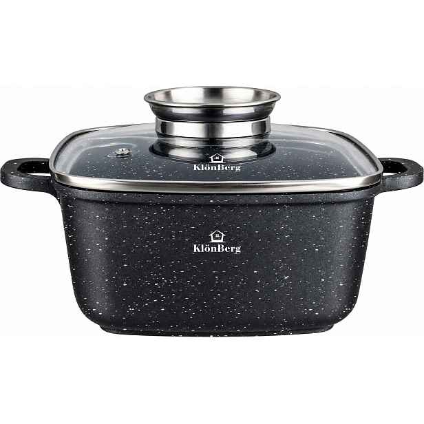 Hrnec s víkem Aroma Knob 6.7 L/28 CM KlönBerg Čtverec
