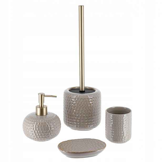 Koupelnový komplet Nolan z keramiky béžový do koupelny, elegantní, dekorativní