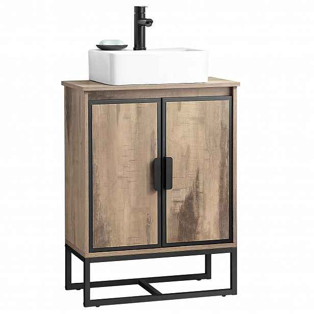 Umyvadlová koupelnová skříňka loft industrial 62x30