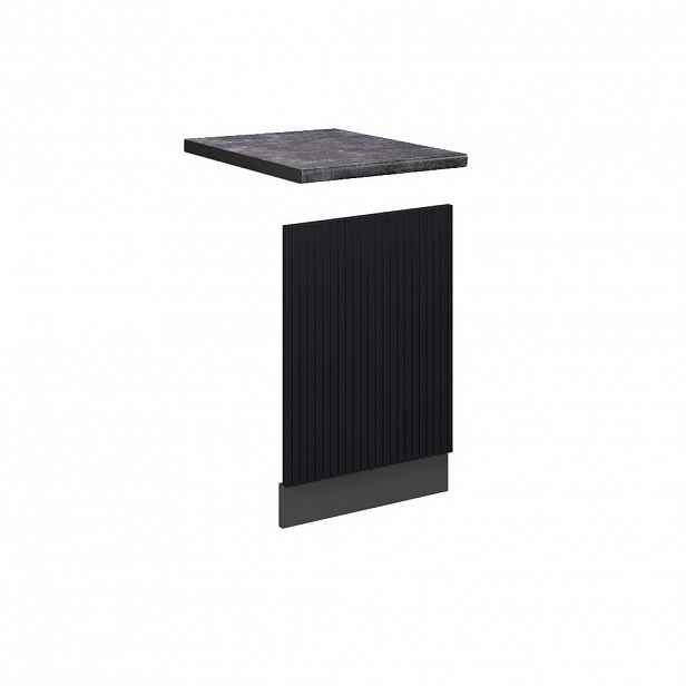 Vicco PŘEDNÍ PANEL Fame-Line Černý pruhovaný 45 cm , PD Antracit