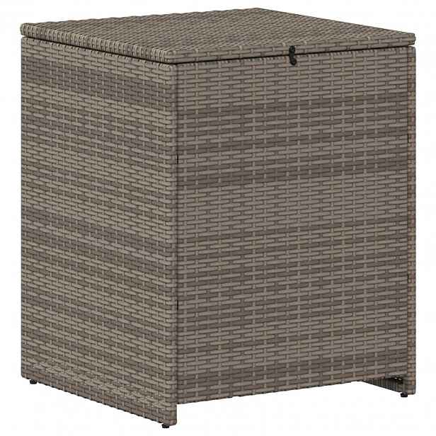 vidaXL Cushion box 55 x 55 x 69 cm ocel