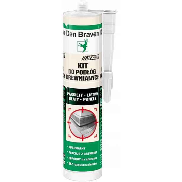Den Braven Bostik Kit pro dřevěné podlahy Jasan 280 ml těsnící hmota x6