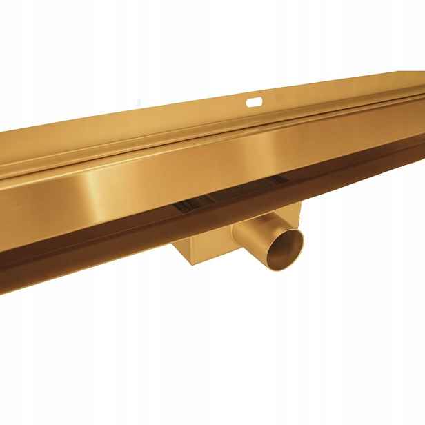 Lineární Odtok Nástěnný Odtok 80 CM Zlatý Hluboký Osadník