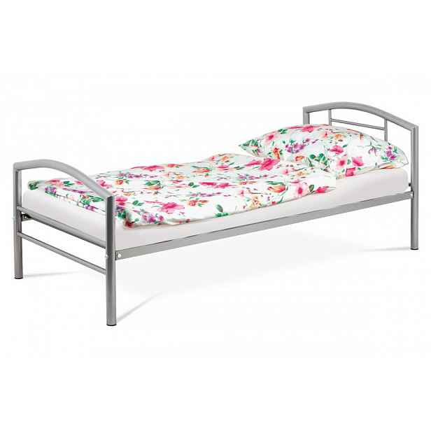 Postel BED-1900 SIL 90x200 cm šedá Autronic