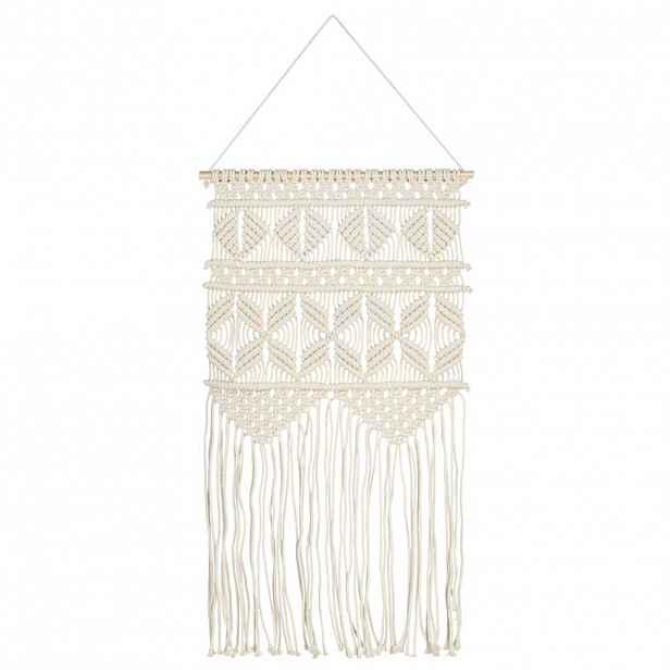 vidaXL Nástěnný závěs macramé 40 x 80 cm bavlna