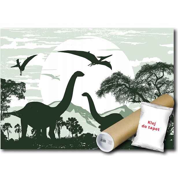 Vinylová fototapeta Dinosauři Dinopark 152x104