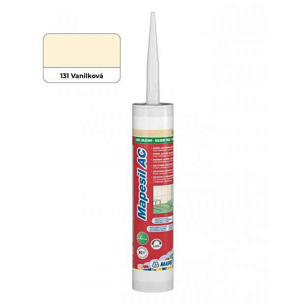 Sanitární silikon Mapei Mapesil 310 ml AC 131 vanilková