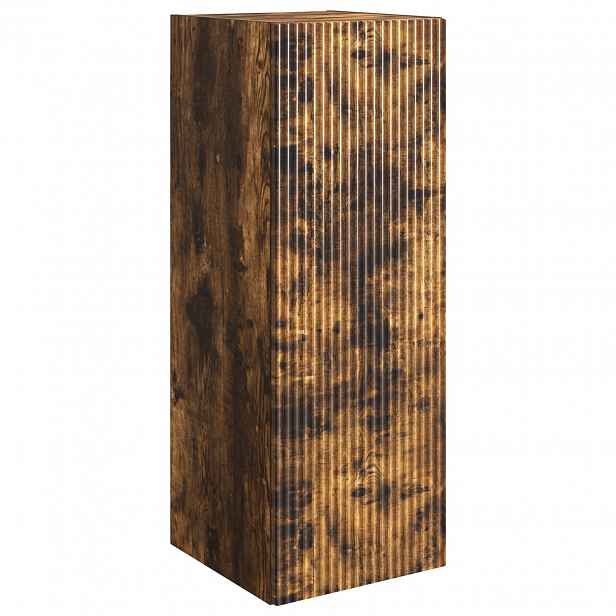 vidaXL Nástěnná skříň 33 x 34,5 x 90 cm Kompozitní dřevo Kouřový dub