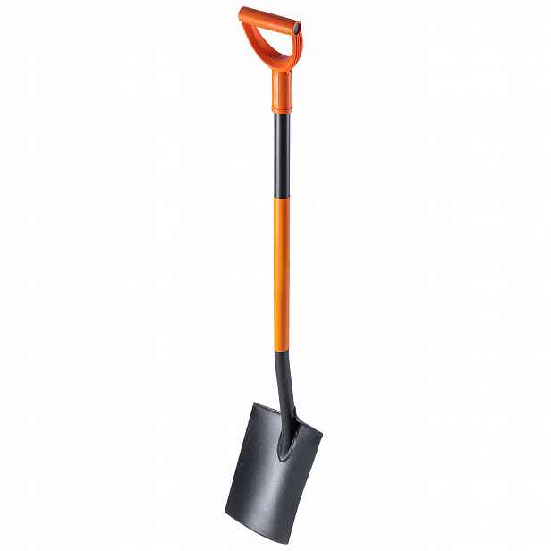 Lopata Rovný Rýč 125 cm Kovová Zahradní Ergonomická Kalená