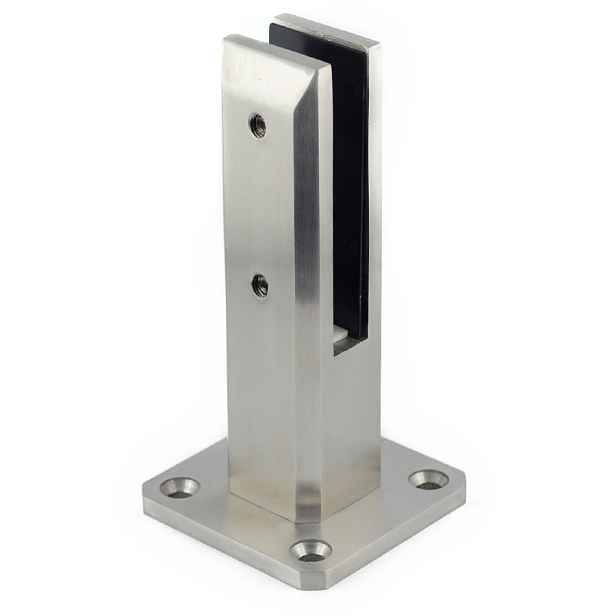 Sloupek samonosného zábradlí Spigot 50 x 50 x 182 mm, nerezová ocel 316