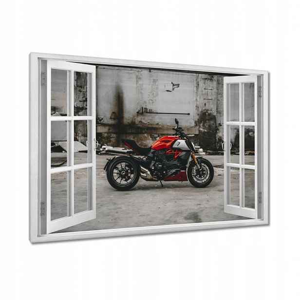 Obrazy 120x80 Červené Ducati Motocykl