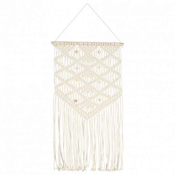 vidaXL Nástěnný závěs macramé 40 x 80 cm bavlna