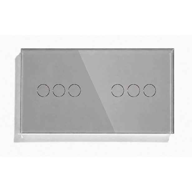 Dotykový Spínač Světla Zigbee 3+3 6K S Kabelem N Zesilovač Syg Led