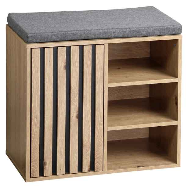 Botník se sedákem 51,5 × 29,5 × 48 cm