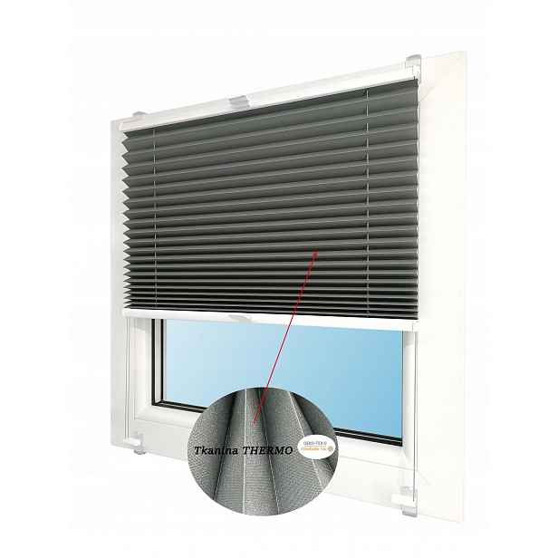 plisovaná roleta žaluzie Termo na míru 56x120 cm