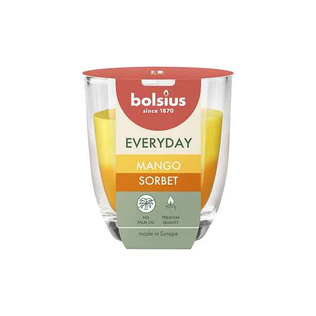 Vonná svíčka ve skle BOLSIUS 24 hodin mango sorbet